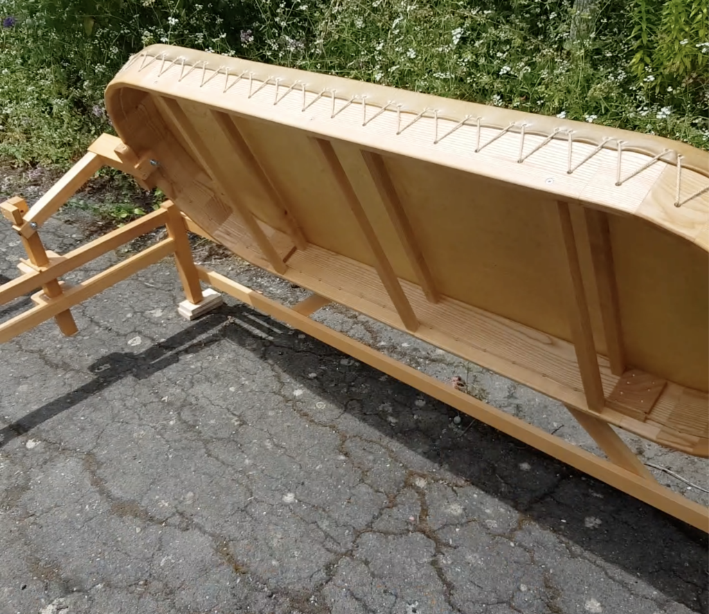 Tambour de Massage sur support articulé.